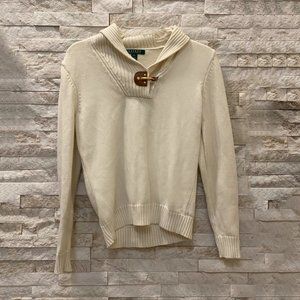 RALPH LAUREN SWEATER TOP - Size: M
